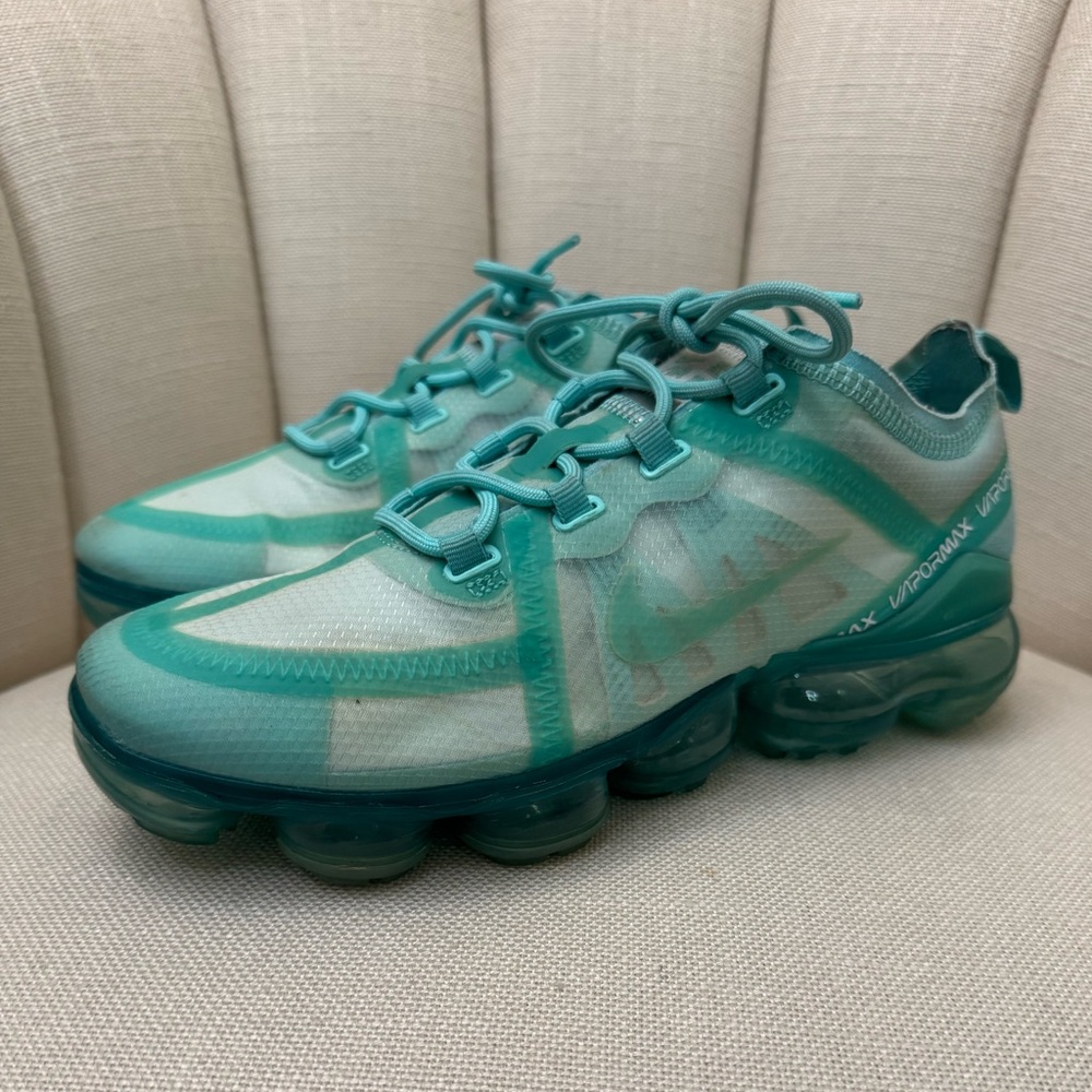 Nike Vapor Max Women's Running Shoes Size 7.5 Teal/Tropical Twist - Picture 2 of 8